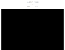 Tablet Screenshot of gloriatesei.com